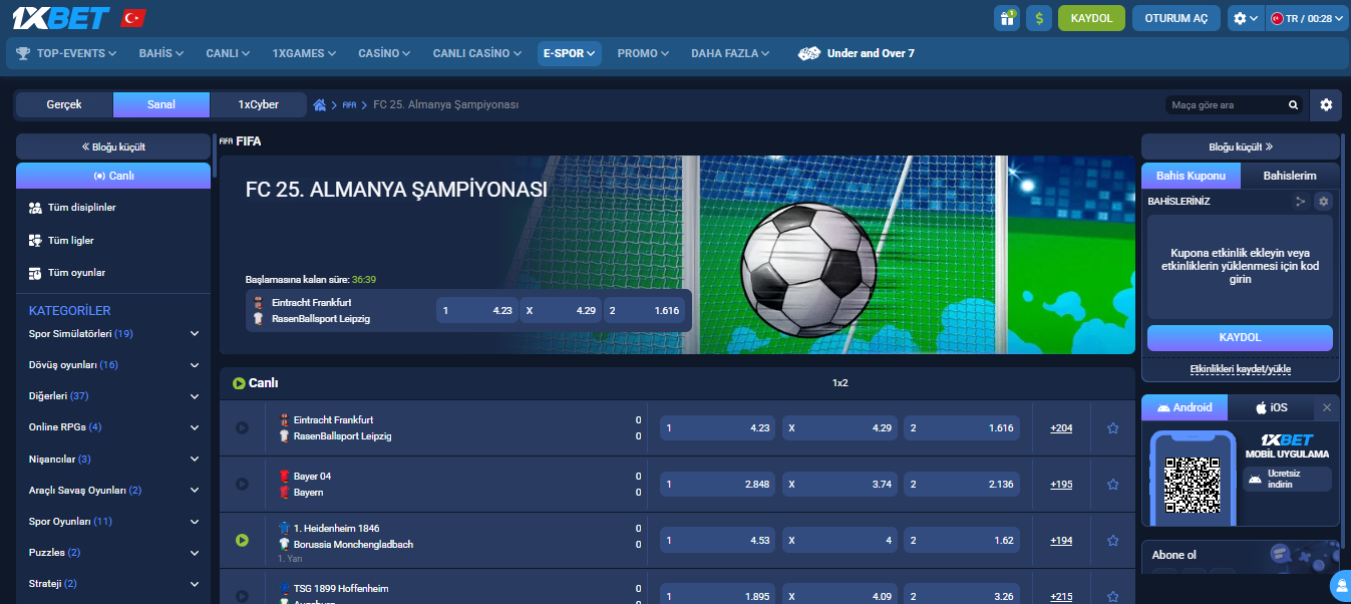 1xBet güncel bonuslar ve promosyonlar sayfası; ilk yatırım ve özel ödül listesi.